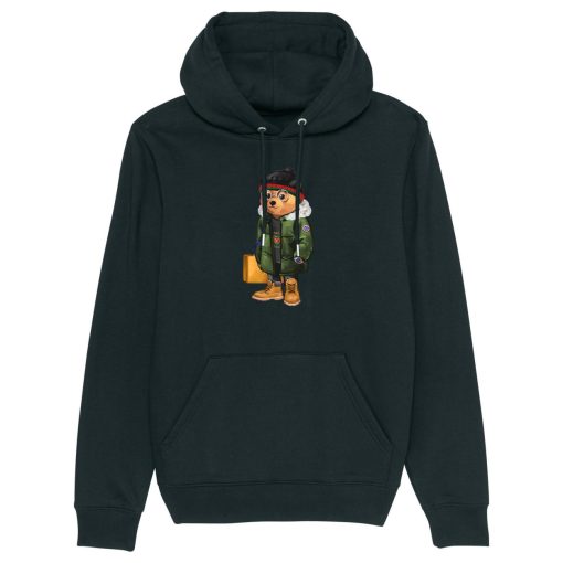 Organic Hoodie Filou IV. - Black