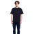 Organic Oversized T-Shirt red BF logo - Black