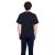 Organic Oversized T-Shirt red BF logo - Black