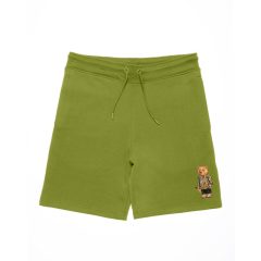 SS24 Organic Shorts with Print, Filou LXXXI. - Olive Swirl