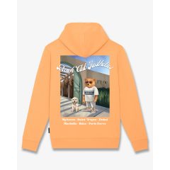   SS25 Oversized Backprint Hoodie, Filou CXXIV. - Sunrise Orange