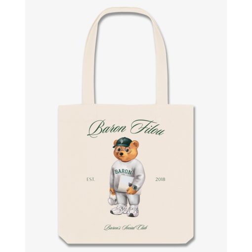 FW25 Baron Filou Cotton Tote Bag Filou CXLVII. - Sand Brown