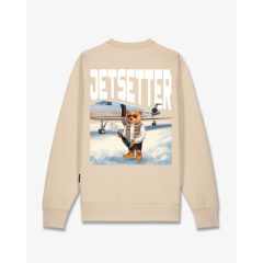 Backprint Pullover Filou CLXXIII. JETSETTER - Sand Brown
