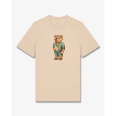 Organic T-Shirt Filou CLXXVI. - Sand Brown