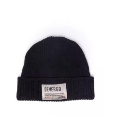 Devergo Men's Knitted Beanie - Black