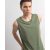 Devergo men's cotton tank top - Olive