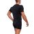 J.Press Men's V-Neck Short Sleeve Undershirt - Black