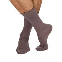 J.Press Men's Bamboo Socks - Brown