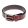 J.PRESS Men's Leather Belt with Traditional Buckle - Brown