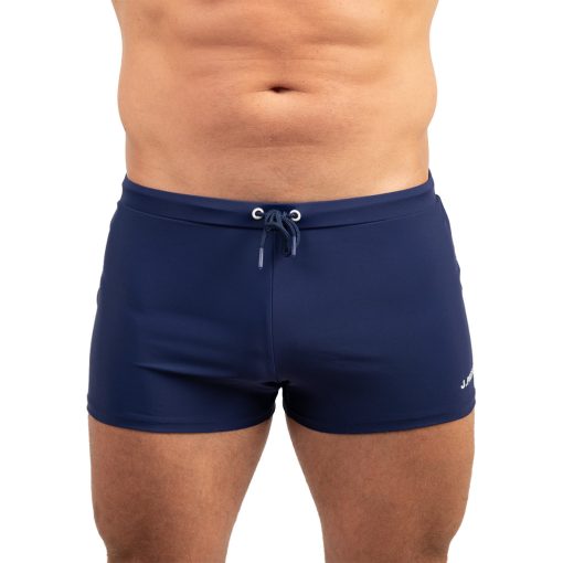 J.Press Men's Swim Boxer Shorts with Drawstring – Navy