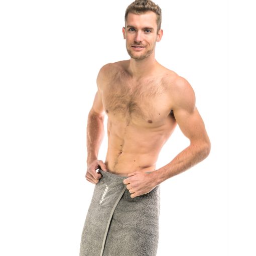 J.PRESS 100% Cotton Towel - Grey