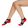 J.Press Women's Sports Socks with Ankle-Following Fit - Black/Red