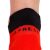 J.Press Women's Sports Socks with Ankle-Following Fit - Black/Red